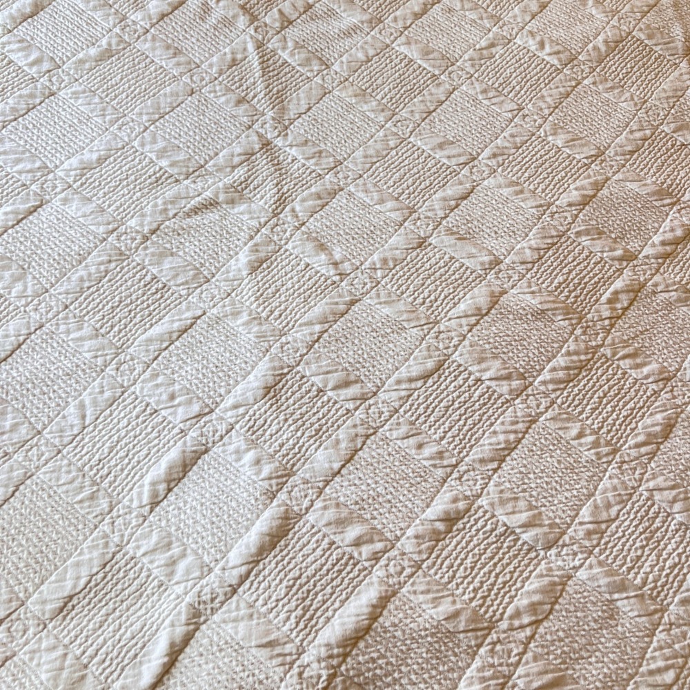 Pottery Barn White Matelasse Full Queen Duvet Cover 100% Cotton Portugal 92x88 - Picture 9 of 9